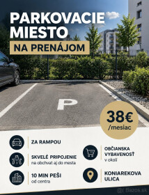 Prenájom vonkajšieho parkovacieho miesta v Trnave