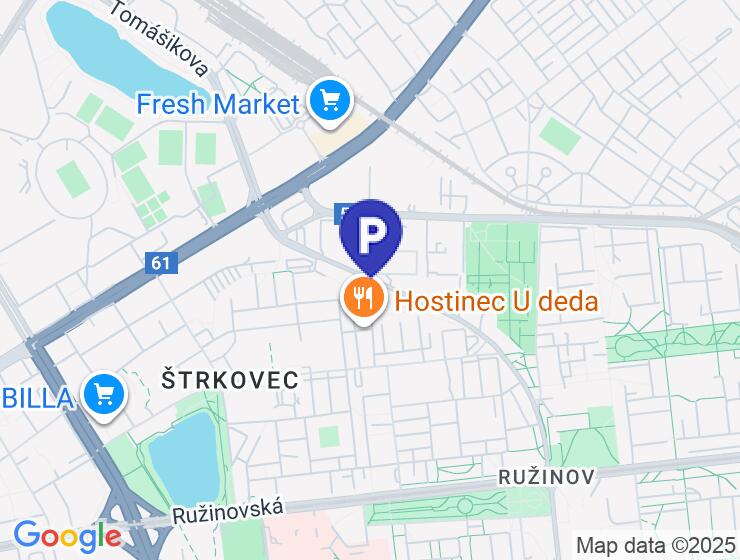 Zastrešené parkovacie miesto na prenájom v Bratislave - Ružinov