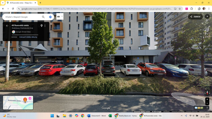 Dlhodobý prenájom podzemného garážového státia v Petržalke