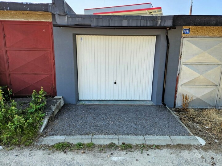 Predaj murované garáže pri kasárňach v Žiline