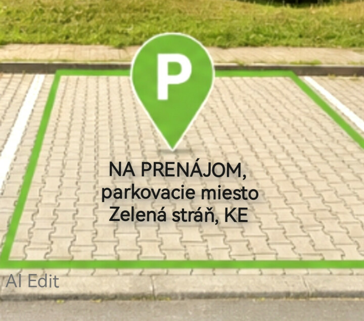 Prenájom parkovacieho miesta v Košiciach - Zelená stráň