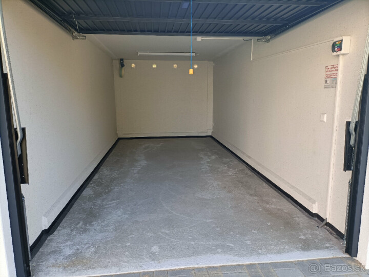 Nová garáž na prenájom v Trenčíne s parkovaním