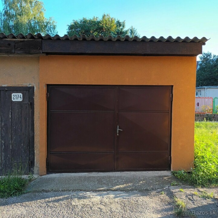 Prenájom zateplenej garáže na parkovanie alebo skladovanie