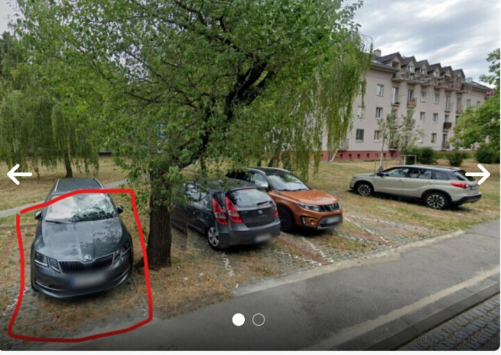 Vonkajšie parkovacie miesto na prenájom na Cyprichovej 26