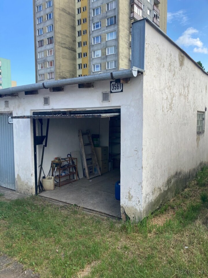 Na predaj garáž na Rúbanisku 3 v dobrom stave