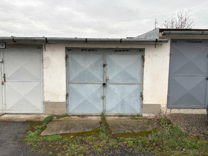 Predaj suchého garáže s elektrinou na Rúbanisku III v Lučenci