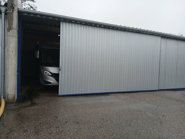 Prenájom haly na parkovanie karavanov a vozidiel