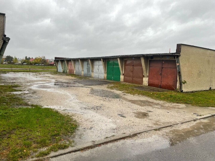 Prenájom garáže v Partizánskom, sídlisko Luhy